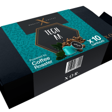 Coffee Packaging – XOR Xpresso. Un proyecto de Diseño, Diseño gráfico y Packaging de Cecilia Santiago - 27.04.2017