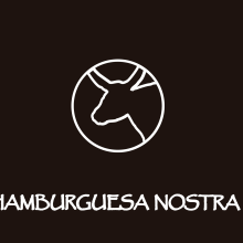 Hamburguesa Nostra. Design gráfico projeto de Laura Benavente - 16.09.2017