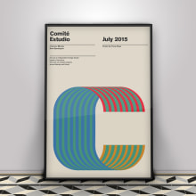 Poster para COMITÉ estudio. Un proyecto de Diseño gráfico de Yeray Vega Fernandez de Labastida - 13.10.2017