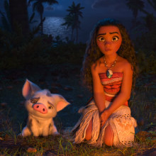 Moana - Pua. 3D, Animation, Character Design, Rigging, and Character Animation project by Iker J. de los Mozos - 10.14.2017