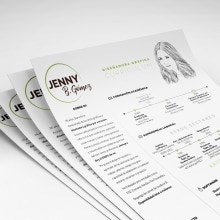 CV. Br, ing, Identit, Graphic Design & Infographics project by Jenny Benito Gómez - 09.25.2017