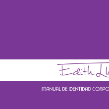 Manual de Identidad Corporativa - Edith Llop. Design, Br, ing e Identidade, e Design editorial projeto de Edith Llop Roselló - 08.09.2017