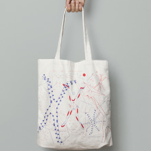 Tote Bag. Design, Traditional illustration, Accessor, Design, Br, ing & Identit project by Mercurial Indigo - 10.17.2017