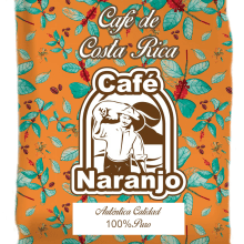Mi Proyecto del curso: Empaque para Café Naranjo de CR. Design projeto de Lucia AJ - 18.10.2017