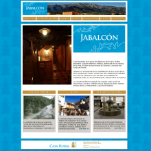 Web Casa Rural Jabalcón. Web Design, and Web Development project by Pepe Delgado - 10.19.2017