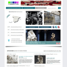 web La Ventana del Arte. Projekt z dziedziny Web design, Tworzenie stron internetow i ch użytkownika Pepe Delgado - 19.10.2017