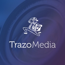 TRAZO MEDIA · Resytling Logo. Br, ing e Identidade, Design gráfico, e Tipografia projeto de Carlos Salar - 09.05.2014