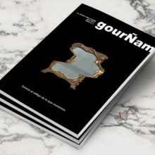 GourÑam, revista gastronómica. Fotografia, Br, ing e Identidade, Design editorial, e Naming projeto de Helena Becerril - 01.02.2017