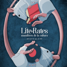 Lite-rates.. Design, and Traditional illustration project by Lídia Díaz - 10.23.2017