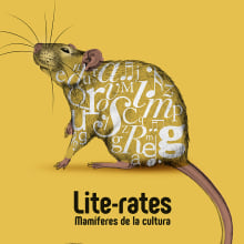 Lite-rates. Mamíferes de la cultura 2016. Design, and Traditional illustration project by Lídia Díaz - 10.23.2017