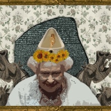 Collage "The Queen". Un proyecto de Collage de Ana G Montero - 23.10.2017