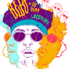 Bejo Poster. Un proyecto de Ilustración tradicional, Diseño gráfico y Lettering de Abel Fdez. - 15.04.2017