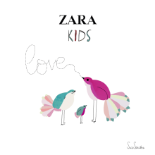 Zara Kids. Ilustração tradicional, Moda, e Pattern Design projeto de Suz Sanchez - 01.01.2012