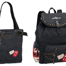 Bag, totebag and case of Rolling Stones. Design gráfico, e Design de produtos projeto de Claudia Braz Suares - 24.10.2012