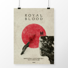 Royal Blood Barcelona 30/10/17. Un proyecto de Diseño gráfico de Noir Design - 25.10.2017
