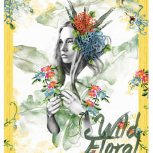 Wild Floral. Un proyecto de Diseño de Digna Capella - 25.10.2017