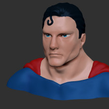 Superman. Projekt z dziedziny 3D użytkownika Cristian Rodriguez Padilla - 25.10.2017