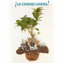 LA CIUDAD LIGERA (DIMAD 2017). Editorial Design, Fine Arts, Graphic Design, T, and pograph project by Ángela Brun - 10.26.2017