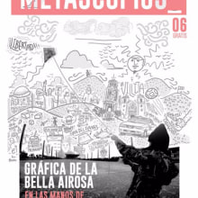 Metascopios - Gráfica de la Bella Airosa. Een project van Traditionele illustratie, Ontwerp van personages y Vectorillustratie van Alfredo García - 20.10.2015