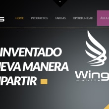 Diseño web Wings Mobile (empresa de telefonia). Projekt z dziedziny Design i Web design użytkownika Maylin Sanabria - 17.03.2017