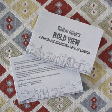 BOLD VIEW - A Panoramic Colouring Book of London Cityscape. Ilustração tradicional, Artesanato, Curadoria, Artes plásticas, Design gráfico, e Caligrafia projeto de Tianju Duan - 25.10.2015