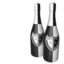 Proyecto de Botella de Champagne Dom Perignon en 3D. Un proyecto de 3D y Diseño gráfico de Eva Mateos González - 27.10.2017