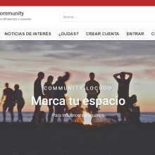 Plataforma Web Community Locuoo. Un proyecto de Diseño Web de Maylin Sanabria - 28.10.2017