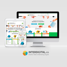 Interdigital. Een project van  Ontwerp, UX / UI y  Webdevelopment van Borja Cabeza Cabello - 29.10.2017
