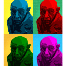 Nosferatu pop art. Een project van  Ontwerp, Fotografie, Grafisch ontwerp, Collage y Film van Alvaro Redondo Sanchez - 29.10.2017