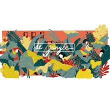 La jungla . Un projet de Illustration traditionnelle de irene amaro fernandez - 30.10.2017