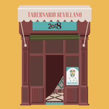 El Tabernario. Traditional illustration, Art Direction, Graphic Design, and Vector Illustration project by Miguel Ferrera García - 10.30.2017
