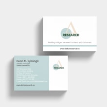 DELTA RESEARCH (diseño de tarjeta de visita). Un proyecto de Diseño de Pati Gallego - 31.10.2017