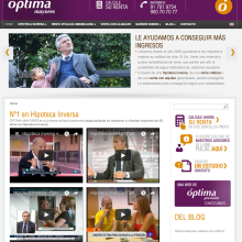 Óptima Mayores Ein Projekt aus dem Bereich Webentwicklung von Dulce De-León Fernández - 31.10.2017