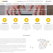 Kschool. Web Development project by Dulce De-León Fernández - 10.31.2017