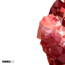 Portada disco de ROMEO "2.0". Design project by Pedro Fernandez Iñigo - 05.02.2015