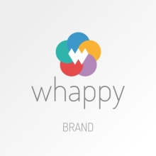 Whappy Brand. Projekt z dziedziny Design, Br, ing i ident, fikacja wizualna i  Projektowanie ikon użytkownika Gerardo Daglio López - 05.10.2017
