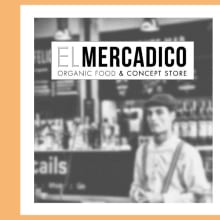 EL MERCADICO. Design, Br, ing, Identit, Graphic Design, Icon Design, and Pictogram Design project by María sanz - 11.05.2017