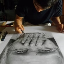 Mi mejor logro de perseverancia personal - Dibujo hiperrealista ¡A punto de lograrlo!. Fine Arts project by Juan Diego González - 11.05.2017