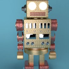 Robot. Design, 3D, To, and Design project by Raquel - 11.07.2017