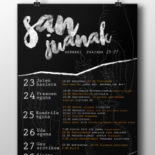San Juanak 2017. Design, Advertising, Editorial Design, Events, Graphic Design, and Marketing project by Leire Etxarte - 06.20.2017