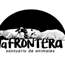 Ilustración para diseño de camiseta para el santuario de animales "La frontera". Ilustração tradicional projeto de Victoria Fdz-Oruña - 07.11.2017