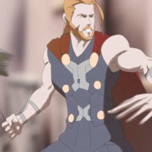 Thor Ragnarok escena animada. Un proyecto de Animación de personajes de elvyn santos - 08.11.2017