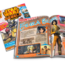 Star Wars magazines. Design editorial projeto de Nuria Ayma Comas - 01.06.2015