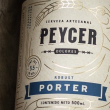 PEYCER // Cerveza Artesanal. Br, ing, Identit, Graphic Design, and Product Design project by Matias Harina - 11.08.2017