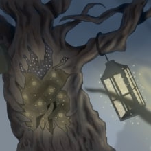 La casa en el árbol. Un proyecto de Ilustración tradicional, Diseño de personajes y Cómic de Anabel Príncipe - 01.03.2016