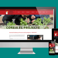 Web Apsocecat. Un progetto di Graphic design, Web design e Web development di Elena López - 08.11.2016