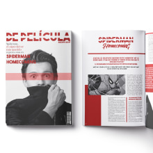 Revista "De Película". Design, e Design editorial projeto de Almudena La Orden - 08.11.2017