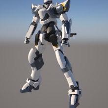 ARX-7 Arbalest. Een project van  Ontwerp, 3D, Ontwerp van personages y Productontwerp van Diego Armas - 09.11.2017