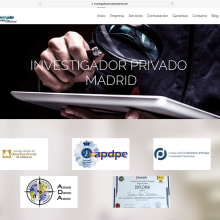 Investigador privado Madrid. Web Development project by Wellaggio - 11.09.2017