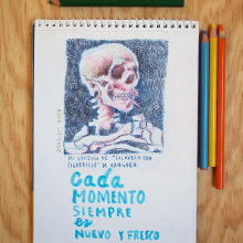 Páginas del cuaderno creativo 11.. Un proyecto de Ilustración tradicional y Bellas Artes de Jorge Cha - 09.11.2017